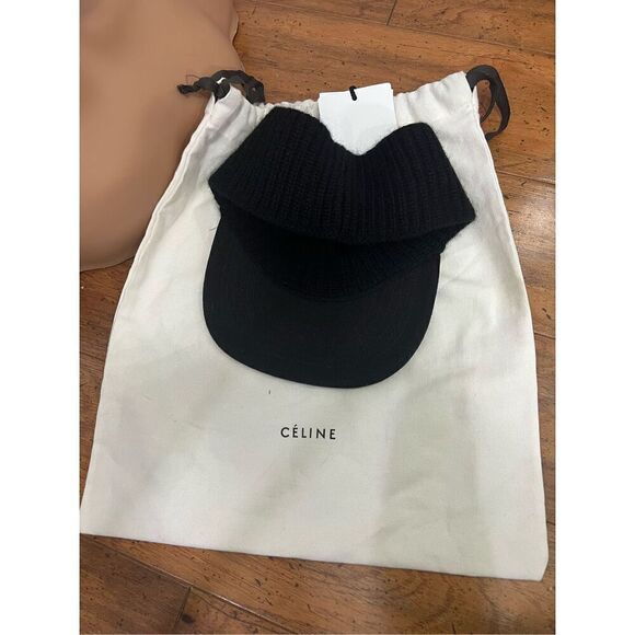 Celine logo visor sun visor hat cap - Picture 6 of 12